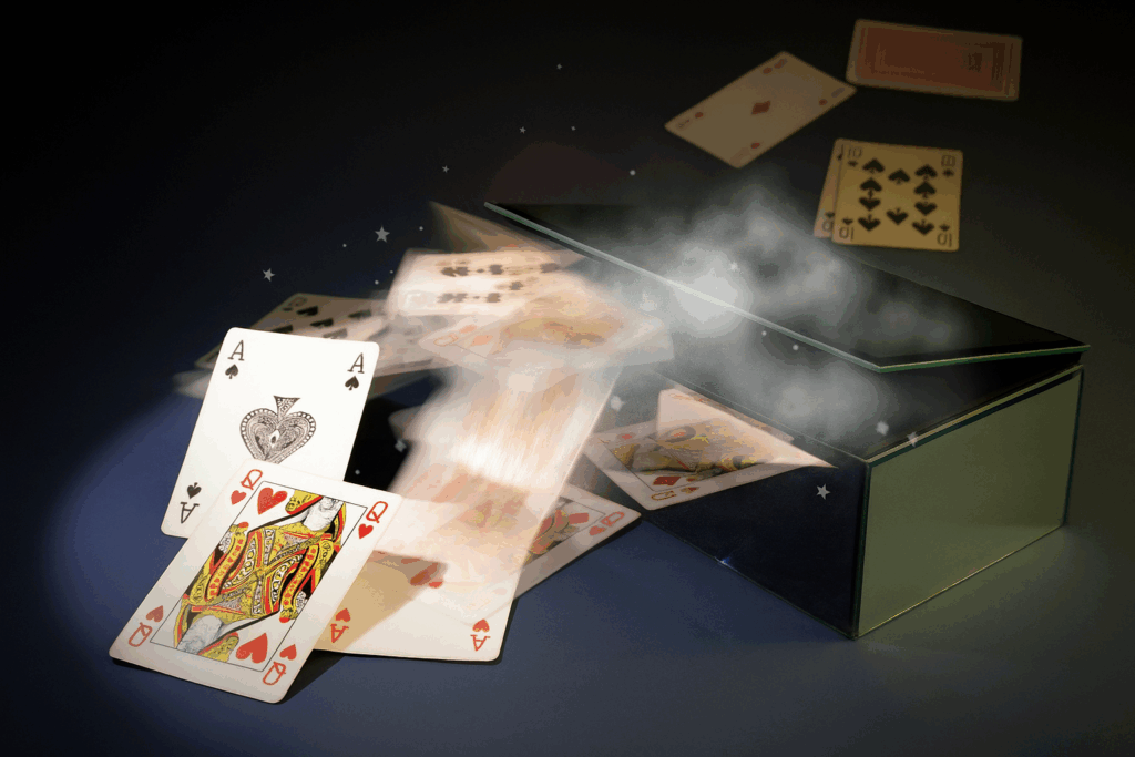 Clara legt Tarotkarten